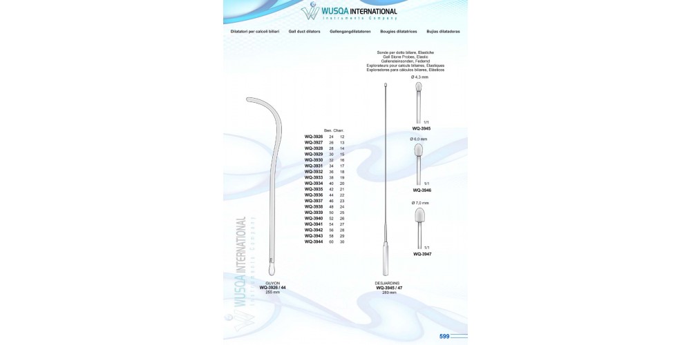 Gall Duct Dilators 